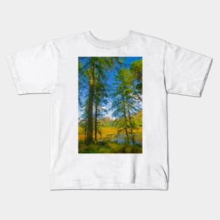 Evergreens by Blea Tarn Kids T-Shirt